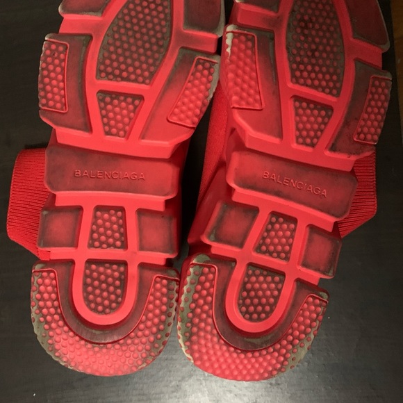 Balenciaga Red Sock Sneakers